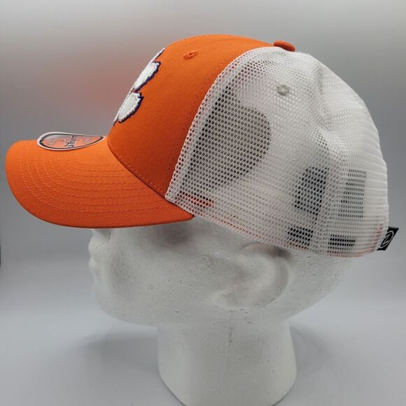 Zephyr Clemson Tigers Unisex Adult Trucker Hat Adjustable Hat Mesh Back Orange - Picture 5 of 12